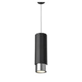 **Nowoczesna lampa wisząca o cylindrycznym kształcie**